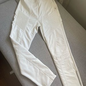 Free People bike faux leather pants 2. In good condition